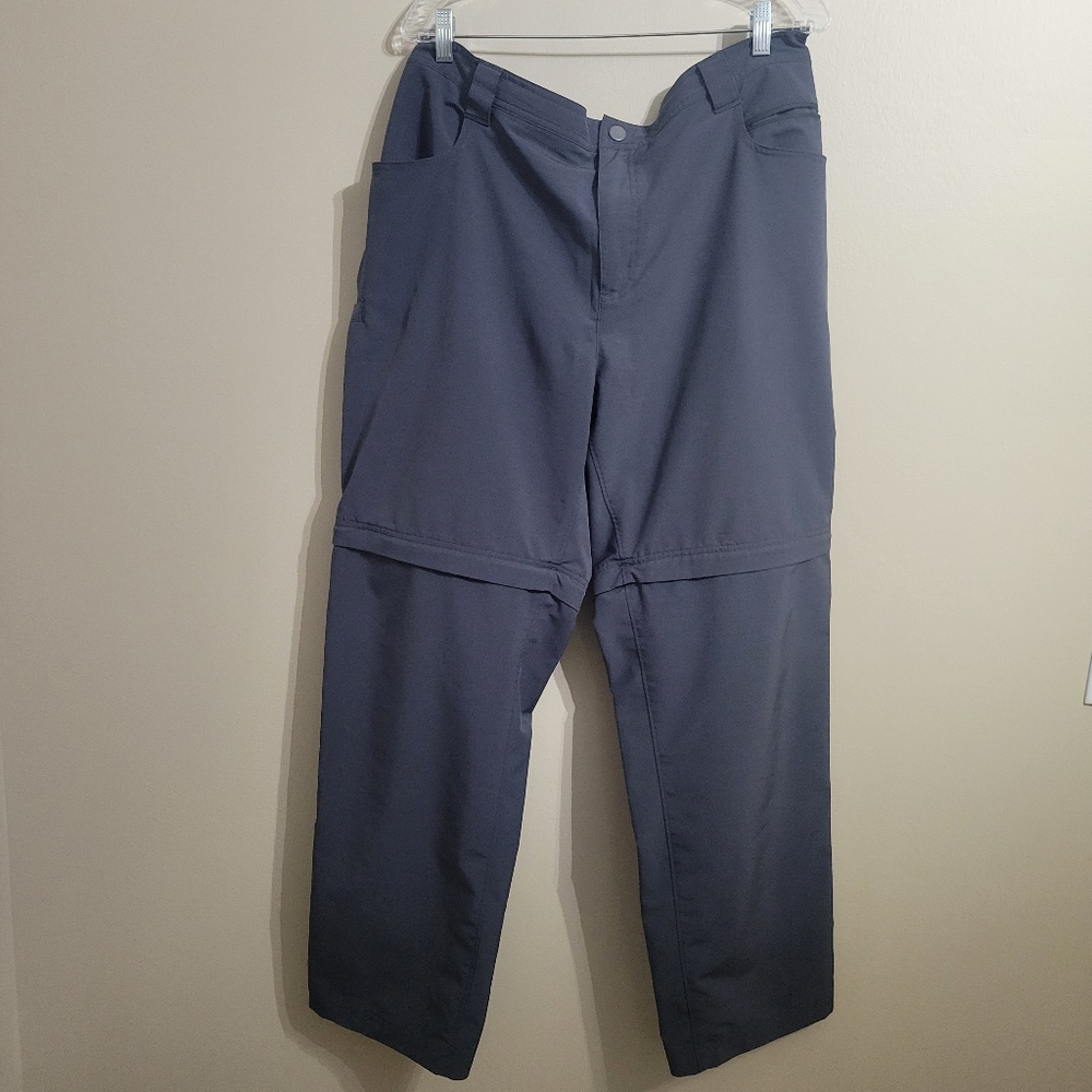 Field & Stream Nylon Convertible Zip-off Hiking Outdoor Pants Size XL Gray